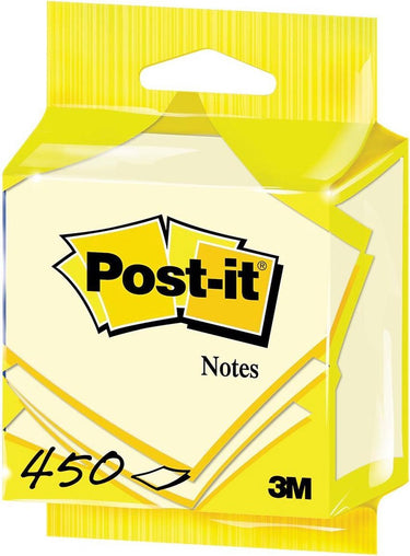 Post-it® notes, kubus, canary yellow™, 76 x 76 mm, 450 blaadjes kubus