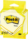Post-it® notes, kubus, canary yellow™, 76 x 76 mm, 450 blaadjes kubus