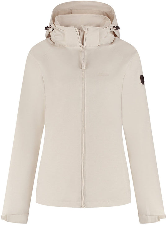 Kjelvik outdoorjas mirte zand