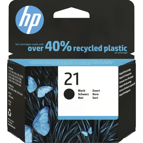 Inktcartridge hp 21 c9351a zwart