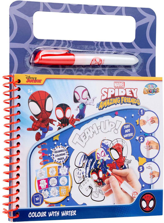 Spider-man spidey waterkleurboekje (sp24354)