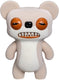 Fugglers teddybear nightmare - beige monster met mensachtige tanden