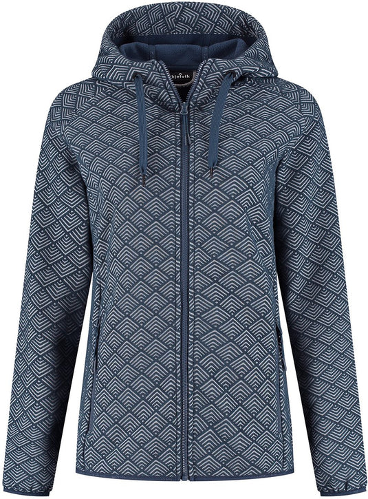 Kjelvik outdoorvest marije donkerblauw