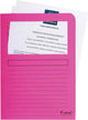 Exacompta forever® pak van 100 venstermappen 120g m2 - 22x31cm voor a4 - fuchsia - 50108e