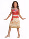 Disguise disney - moana 2, kostuum moana vaiana basic plus jurk, maat s (5 - 6 jaar)