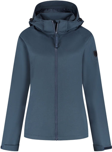 Kjelvik outdoorjas mirte donkerblauw