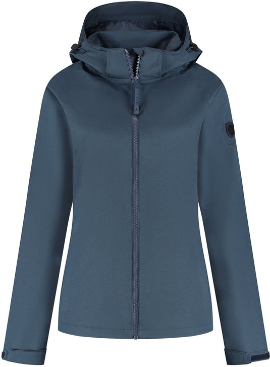 Kjelvik outdoorjas mirte donkerblauw 46