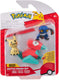 Jazwares pokémon - battle figure 3 pack croagunk, mimikyu, porygon