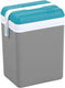 Eda promotion koelbox - 15 liter - kunststof - grijs - 30 x 22 x 39 cm