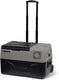 Steamy -e single zone elektrische compressor koelbox op wielen - 28 liter - 12v en 230v - voor auto en camping - grijs