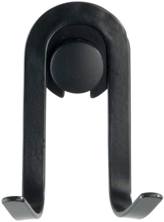 Wenko wandhaak dubbel classic plus black mat zwart, 2 stuks - handdoekhaakjes