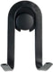 Wenko wandhaak dubbel classic plus black mat zwart, 2 stuks - handdoekhaakjes