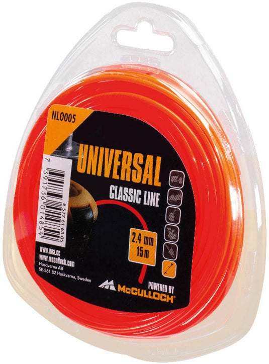 Gardena mcculloch nlo 006 nylon draad 3.0mm x 10m - rond