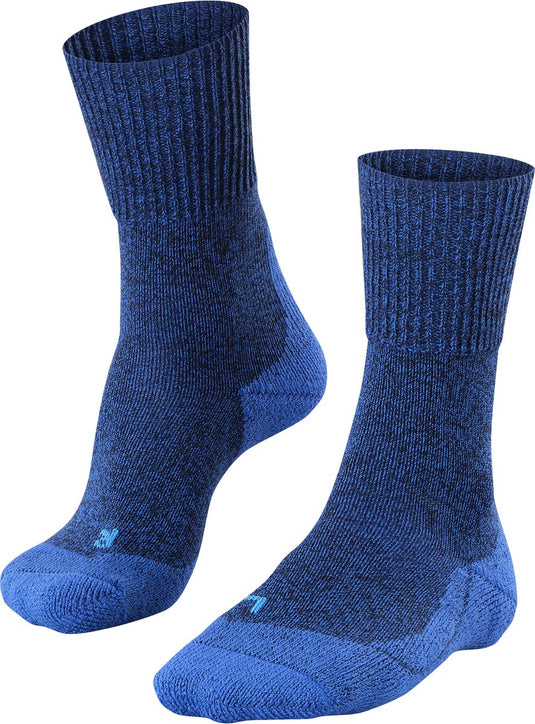 Falke tk1 wool anti-blaar dik wol functioneel materiaal wandelsokken heren blauw - maat 44-45