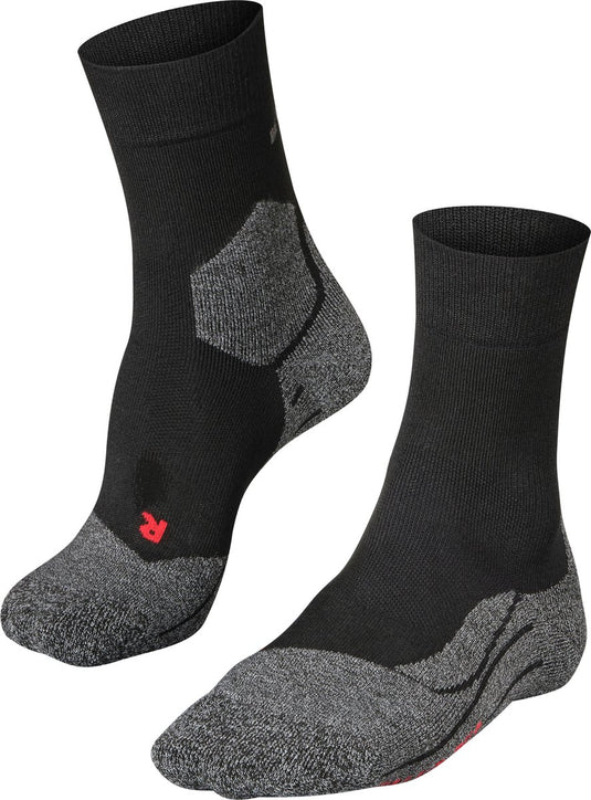 Falke ru3 anti-blaar lyocell functioneel materiaal hardloopsokken heren zwart - maat 44-45