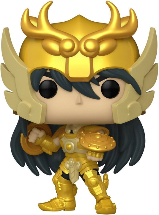 Funko saint seiya - pop! animation figure gold libra shiryu 9 cm verzamelfiguur - multicolours