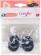 Corolle babypop slippers marineblauw - poppenkleding 30cm.