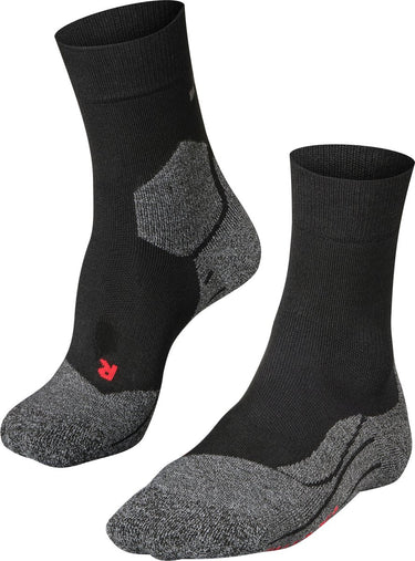 Falke ru3 anti-blaar lyocell functioneel materiaal hardloopsokken heren zwart - maat 46-48