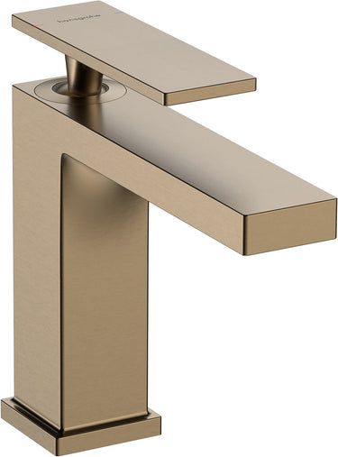 Hansgrohe tecturis e - wastafelkraan - ééngreeps bediening - zonder waste - 110mm maat - brushed bronze