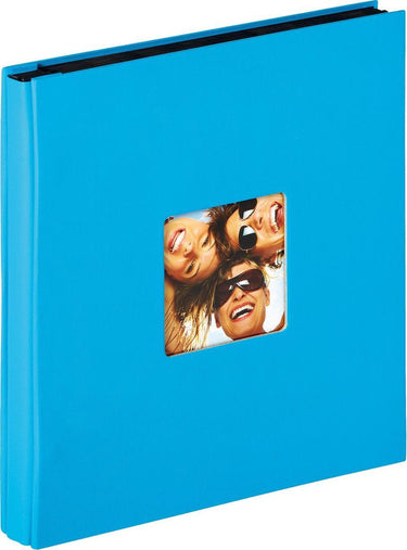 Walther ea-110-u fun - insteekalbum - formaat 31 x 33 cm - 400 foto's 10 x 15 cm - oceaanblauw