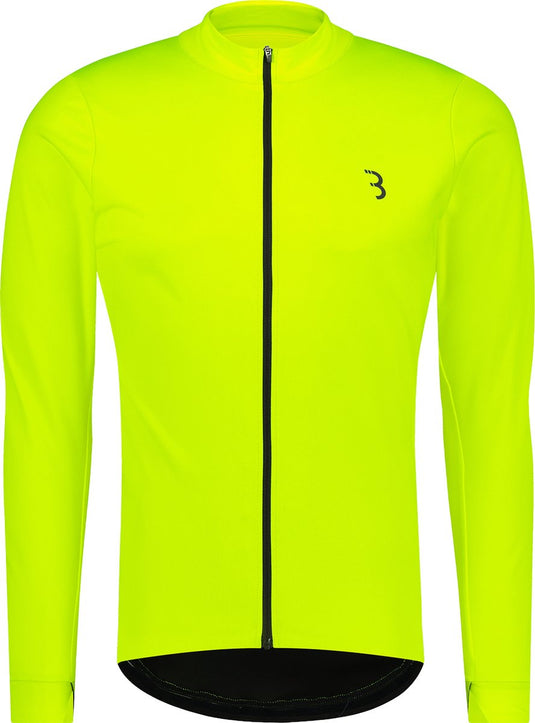 Bbb cycling triguard 3.0 fietsjas heren - drie-seizoenen wielren fietsjack heren - waterafstotend windjack - neon geel - maat s - bbw-452
