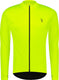 Bbb cycling triguard 3.0 fietsjas heren - drie-seizoenen wielren fietsjack heren - waterafstotend windjack - neon geel - maat s - bbw-452