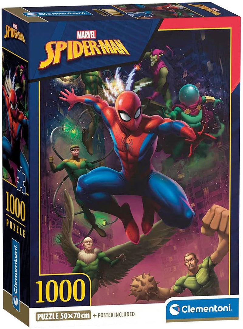 Load image into Gallery viewer, Clementoni legpuzzel spiderman - 1000st.
