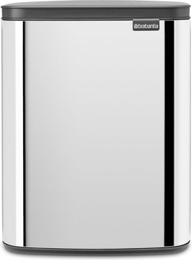 Brabantia bo prullenbak - 12 liter - brilliant steel