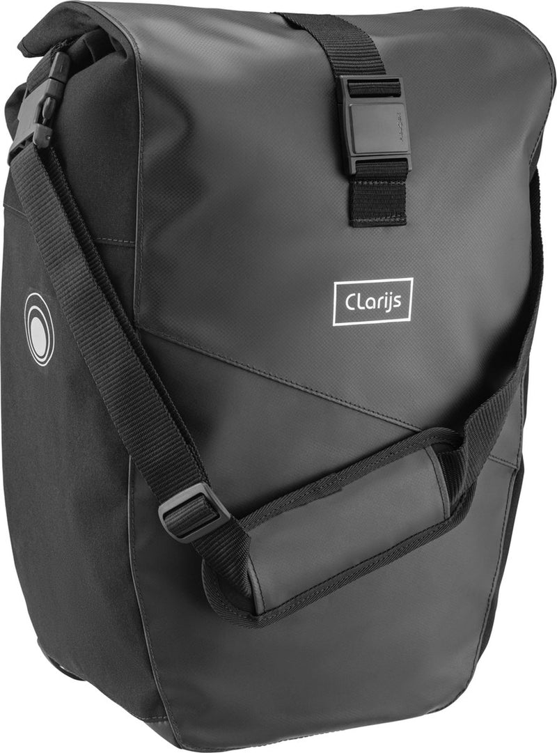 Load image into Gallery viewer, Clarijs fietstas solobag 24l zwart-rood
