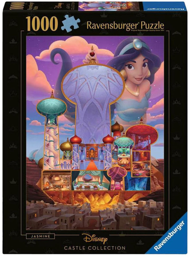 Load image into Gallery viewer, Ravensburger puzzel disney castles jasmine - 1000 stukjes cartoon.
