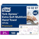 Gevouwen handdoeken tork premium extra soft 34x25cm wit