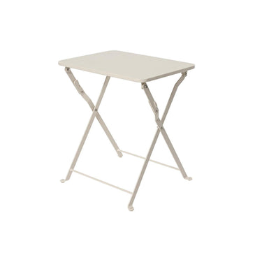 Decoris sidetable gothenburg staal outdoor off-white 40x30x45cm