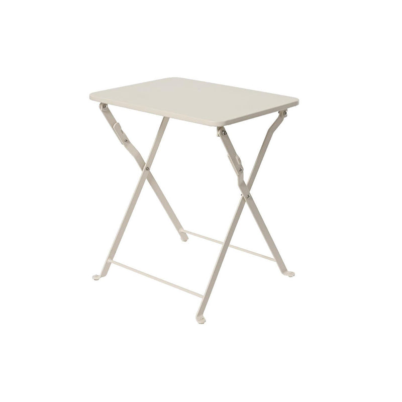 Afbeelding laden in galerijviewer, Decoris sidetable gothenburg staal outdoor off-white 40x30x45cm
