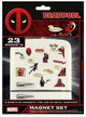 Marvel deadpool (comic) magnet set