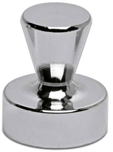 Maul magneet kegel 4 stuks 7 kg staal metaal neodymium ø 1.7 x 2 cm zilver