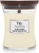 Woodwick hourglass medium geurkaars - island coconut - 60 branduren