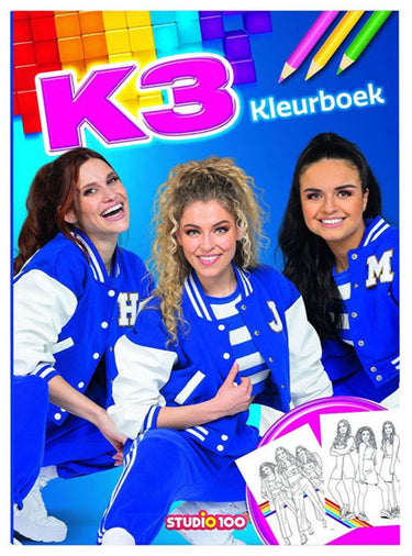 K3 kleurboek sport