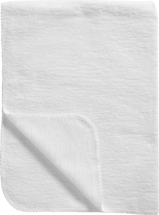 Meyco baby uni ledikant deken - geweven - white - 100x150cm - 1.0 tog