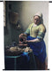 Hd collection wall hanging melkmeisje blue 110x3x83cm