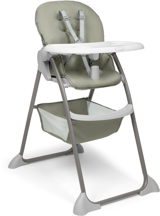 Hauck - sit n fold - compact opvouwbare kinderstoel - sage