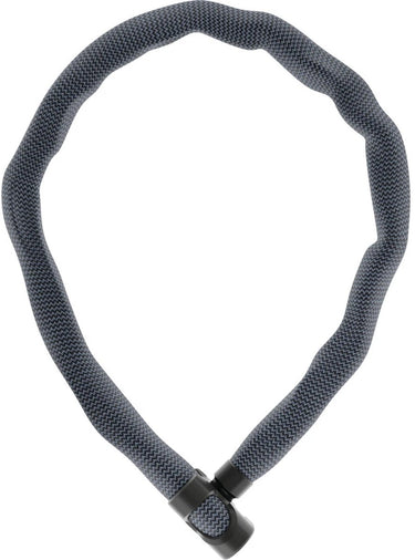 Abus fietsslot kettingslot - ivera chain 7210 color - security level 8 - grijs - 85 cm - geschikt voor elektrische fietsen en stadsfietsen