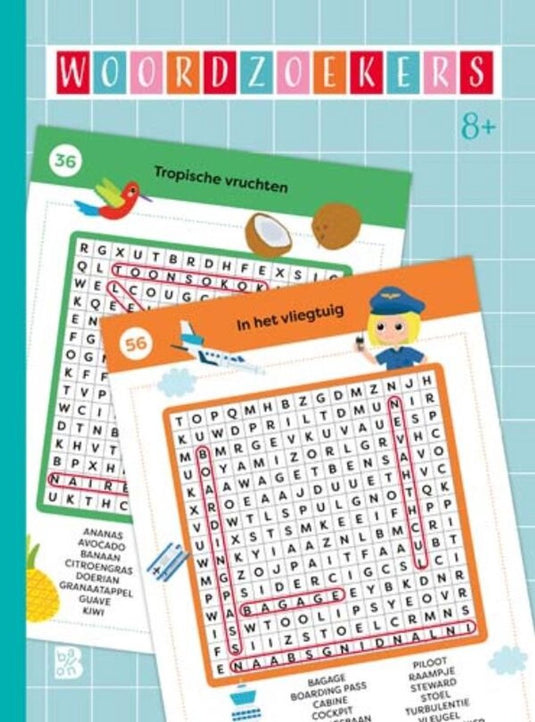 Puzzelboeken 1 - woordzoekers 8+