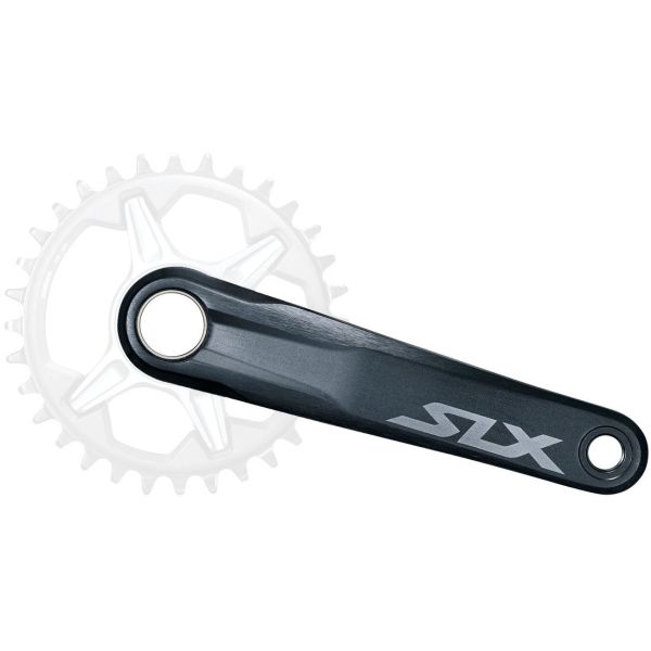 Load image into Gallery viewer, Shimano - Crankstel 12-speed SLX FC-M7120-1 zonder kettingblad 175 mm - zwart
