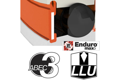 Enduro - lager 6803 llu 17x26x5 abec 3 max zwart oxide