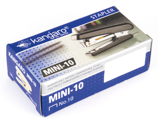 Kangaro k-7305808 nietmachine mini-10 rood, max 10 vel, no.10 nieten