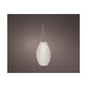 Lumineo solar lantaarn wit nylon ã˜22xh33cm