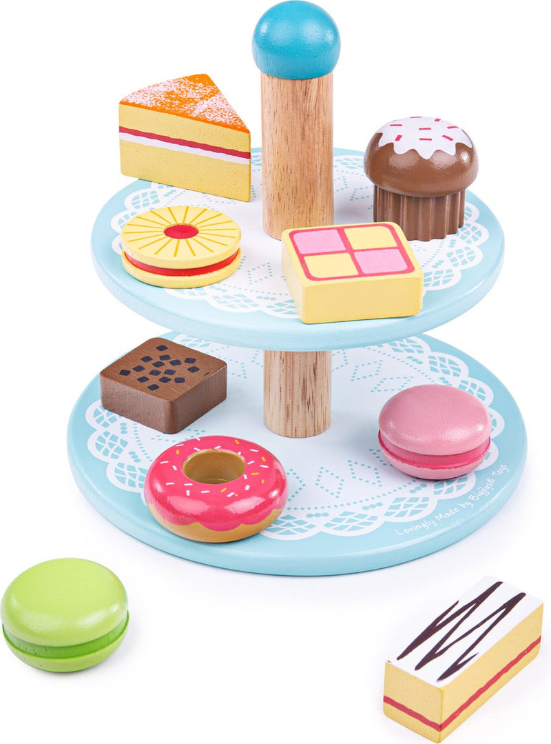 Load image into Gallery viewer, Bigjigs etagère met cupcakes
