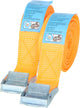 Carpoint spanbanden 2 x 2,5 meter – 25 mm breed – set van 2 – voor veilig vastzetten van lading – geschikt voor auto aanhanger