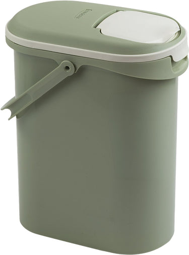 Curver voedselcontainer hond kat - voercontainer - luchtdicht - met handvat - misty green - 10l