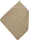 Meyco baby ruffle badcape - badstof - taupe - 80x80cm